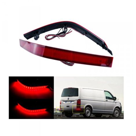 Kit 2 Fanali Posteriori A Led Rosso Per VW Multivan T5 Caravelle Transporter T6 OEM 7E0945105D