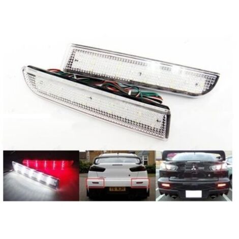 Kit 2 Fanali Posteriori A Led Trasparente Per Mitsubishi Lancer Outlander Sport RVR ASX