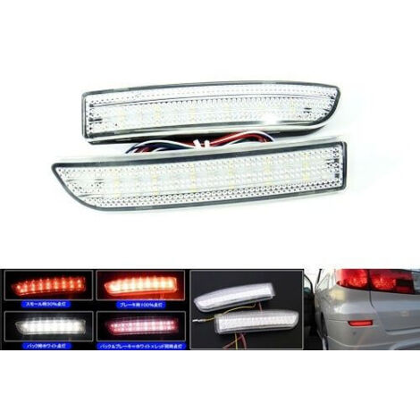 Kit 2 Fanali Posteriori A Led Trasparente Per Toyota Alphard T270 Avensis Previa Estima RAV4