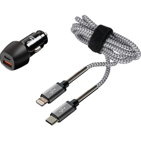 Kit 2 in 1 Lightning Pro - PD / QC 3.0 - 18W - 12/24V