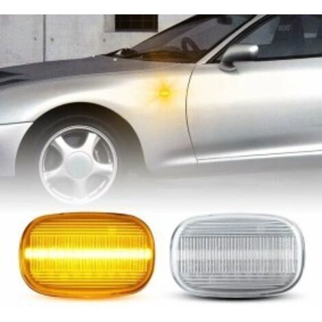 KIT 2 INDICATORI DI DIREZIONE LATERALI A LED COMPATIBILE CON TOYOTA Corolla  Tipo E10  E11  E12  NERI