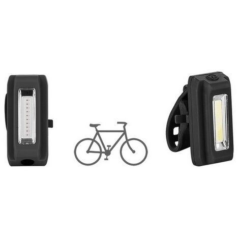 MINI pompa per bicicletta e Staffa 2 Set di 5 Luci LED Lampeggiante sicurezza 