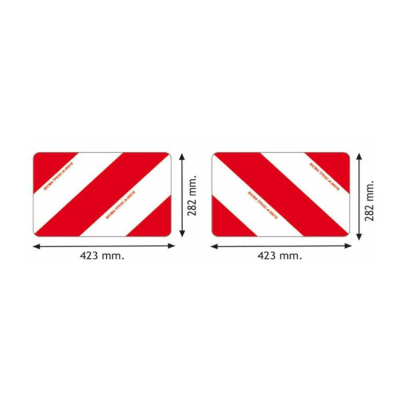 

Kit 2 paneles de aluminio para el convoy agrícola Francia 423x282x1 mm