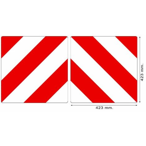 Kit 2 pannelli 423x423mm con omologazione per tutti i paesi europei