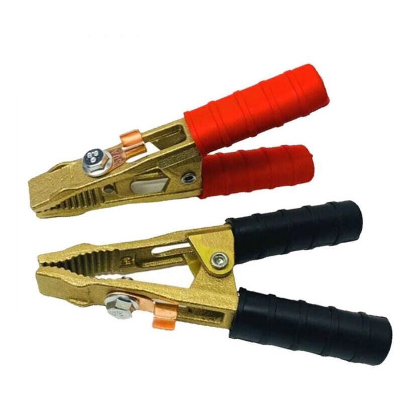 Sevengirl - Kit 2 pinces pro(+ et -) en laiton de batterie ou de demarrage 250B,Pinces de demarrageou de batterie