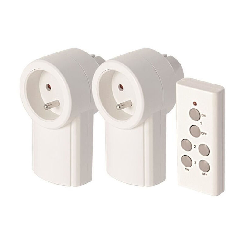 Scs Sentinel - Kit de 2 prises telecommandees 2300 w