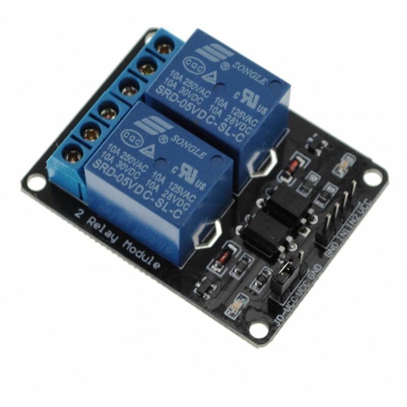 

Kit 2 Reles 2-Canales 5V para Arduino[Compatible Arduino]