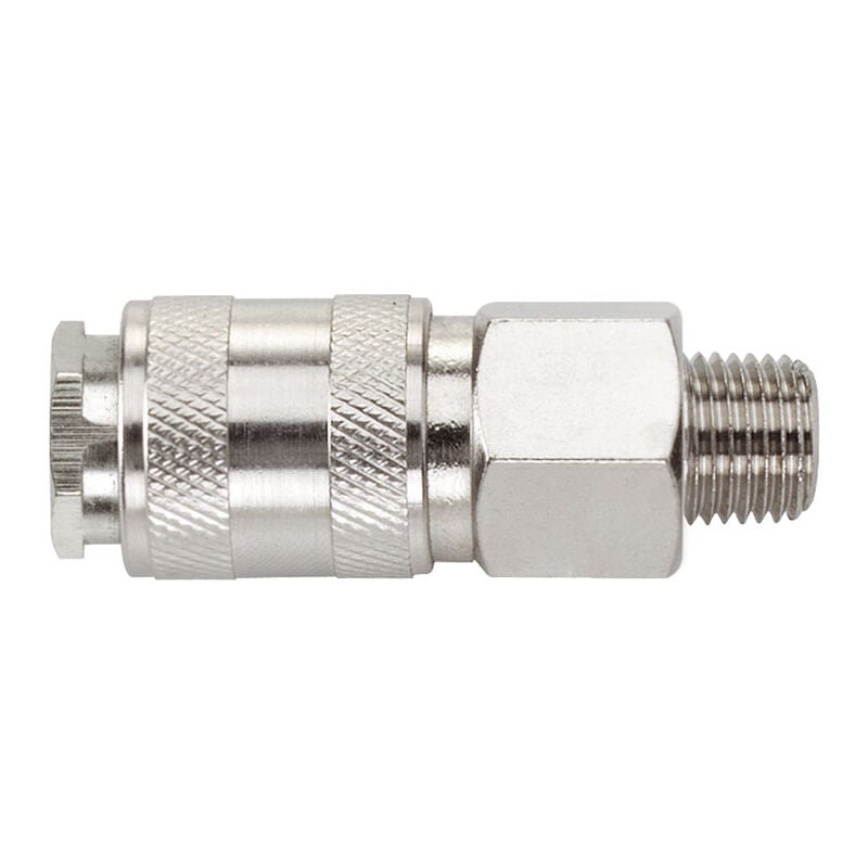 Fervi - Kit 2 robinets rapides universels filetage 1/4 male air comprime 0785/1m