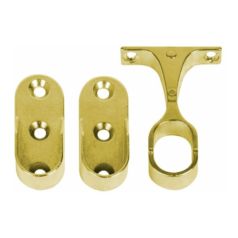 

Kit 2 Soporte + 1 Centr.Oval. Laton