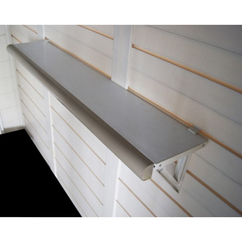 Garofalo - Kit 2 étagères Habrita Foresta evo ET2 80x19,5x2cm capacité 15kg pour abri de jardin Evo