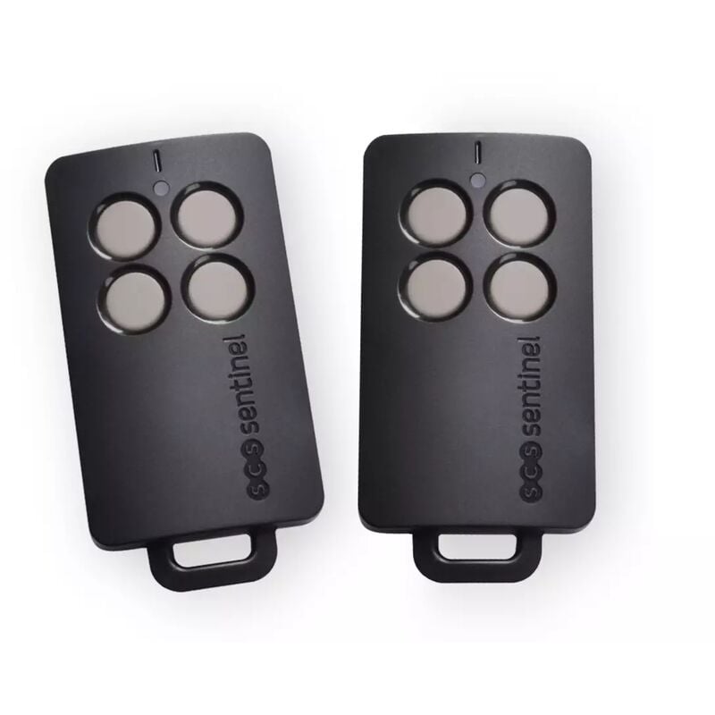Scs Sentinel - Kit 2 télécommandes 4 canaux grises, FrenchControl
