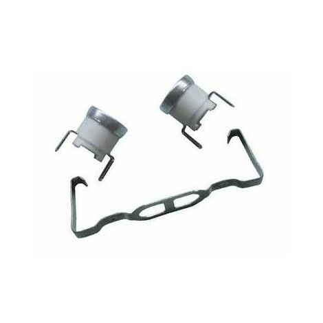 Kit 2 thermostat resistance pour seche linge Whirlpool 481225928681