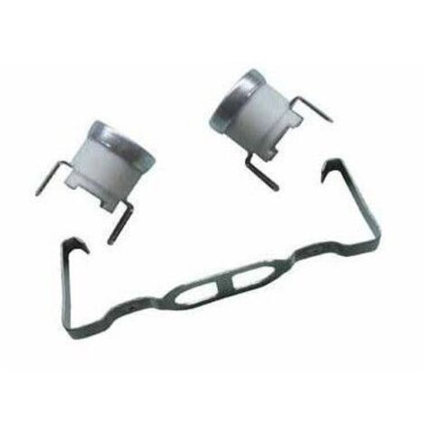 Kit 2 thermostat resistance pour seche linge Whirlpool 481225928681