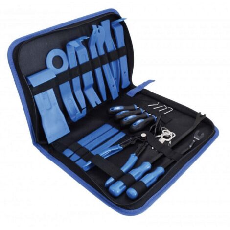 KIT 24 PZ LEVE PINZE SMONTAGGIO PANNELLI CARROZZERIA PANNELLO FERMI AUTO MTRSA