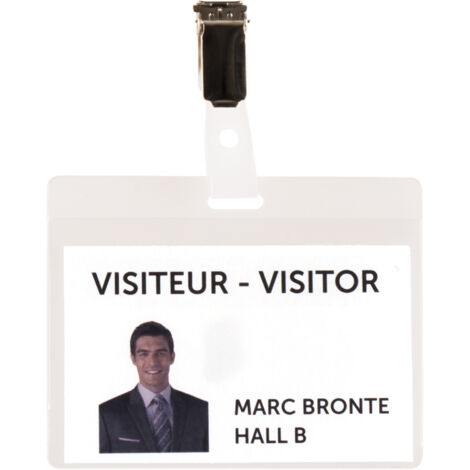 Kit 25 Identificadores Visita Pvc Transparente Flexible 82,5
