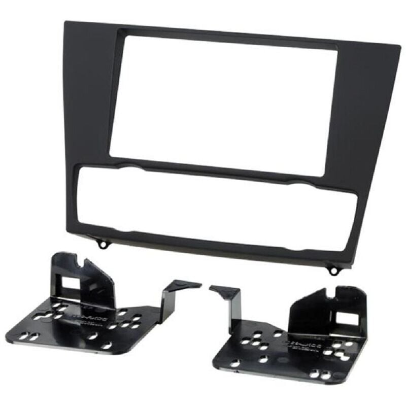Kit Facade Autoradio KA045 compatible avec bmw Serie 3 E9x 05-13 - Avec clim auto sans nav