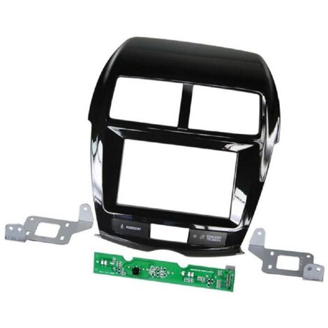 Kit 2DIN Autoradio compatible avec CITROEN C4 AIRCROSS type B ap12 - NOIR LAQUE