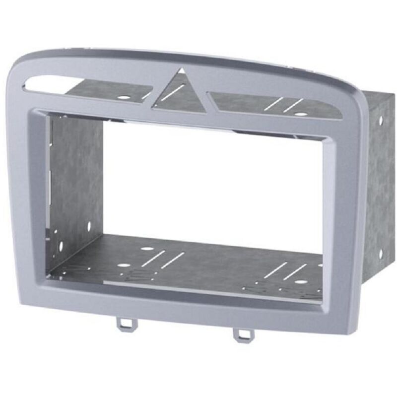 Kit Facade Autoradio KA437C compatible avec Peugeot 308 308CC 408 rcz - Argent