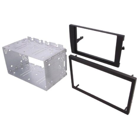Kit 2DIN Autoradio KI224A compatible avec Audi A4 ap06 - Noir