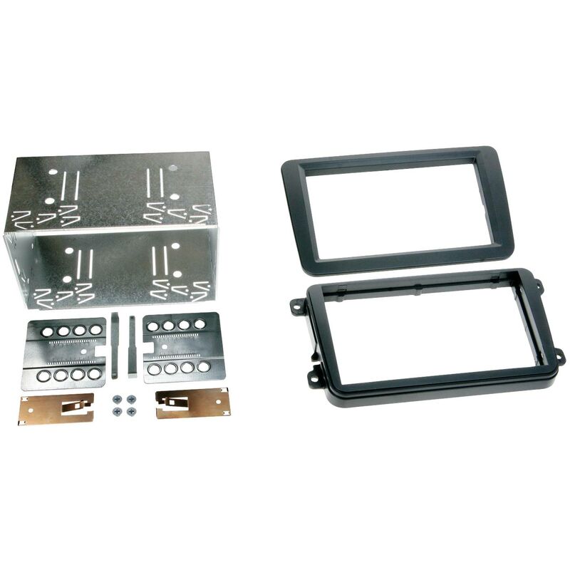 ACV - 381320-10-1 Cache autoradio double din adapté pour (marque automobile): Seat, Skoda, Volkswagen S649052