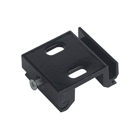 Kit 2pz. basette nere per binario guida trifase