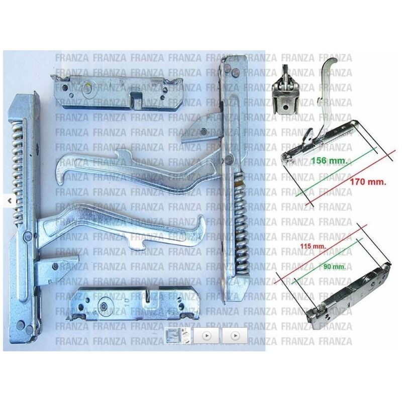 Kit 2PZ cerniera molla porta forno cucina Nardi fratelli onofri