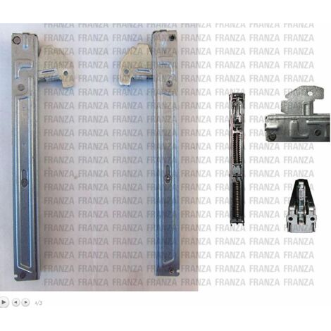 KIT 2PZ CERNIERA PORTA MOLLA FORNO SPORTELLO FORNO ARISTON ELECTROLUX REX