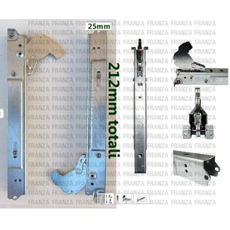 KIT 2PZ CERNIERE PORTA FORNO MOLLA FORNO CUCINA REX ELECTROLUX ZANUSSI 210mm