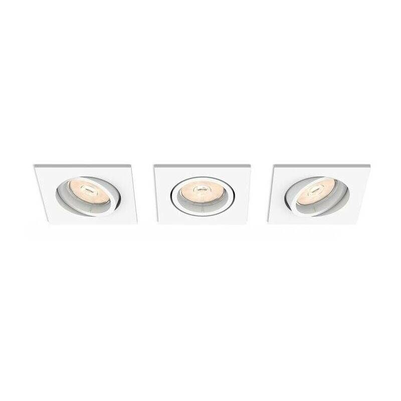 

Kit 3 aros "Donegal" cuadrados color blanco