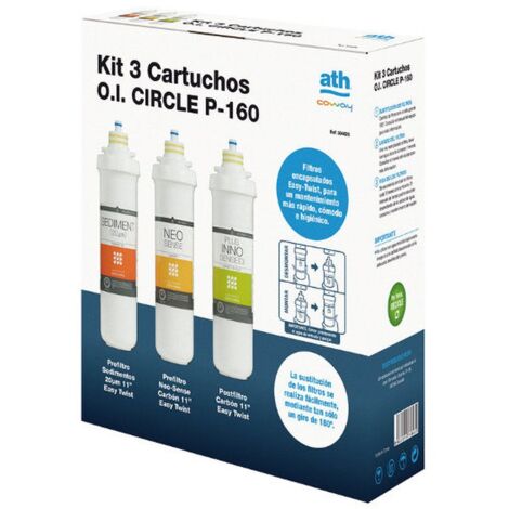 Kit Cartuchos Recambios Osmosis - Modelo Circle ATH