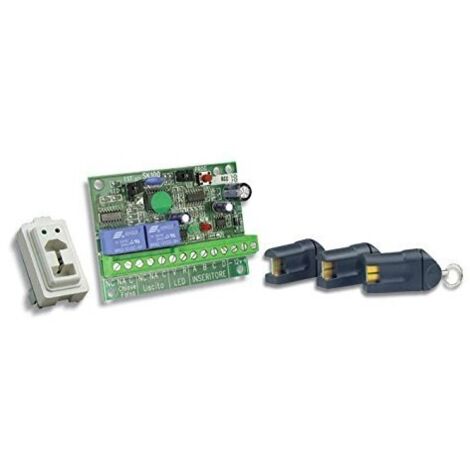 Kit 3 Chiavi Elettroniche, Scheda Sk100, Inserito Magic ( HILTRON cod. SK103 )