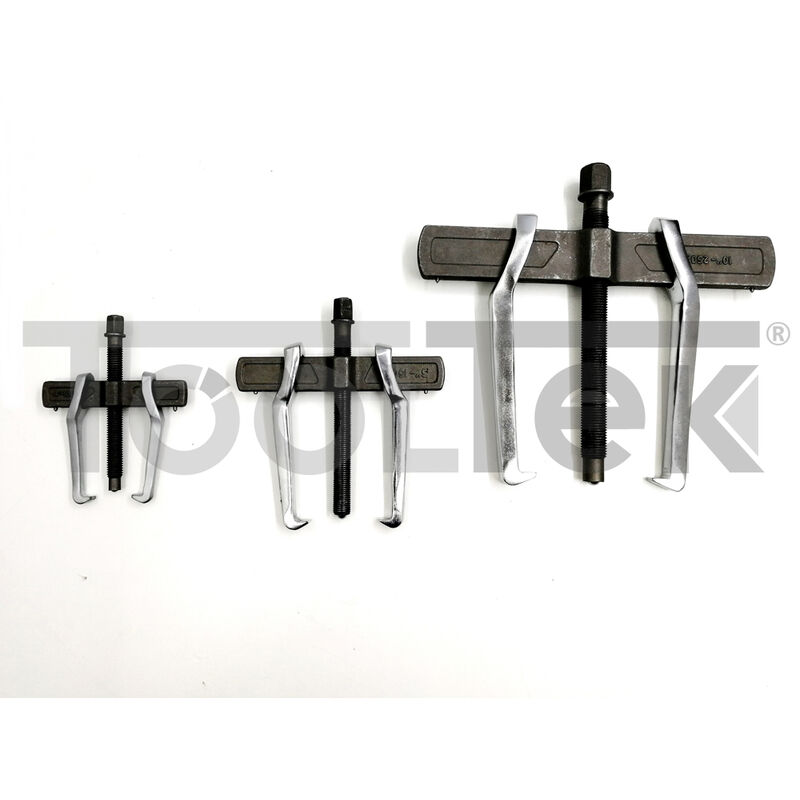 Image of Kit 3 estrattori per cuscinetti interni esterni due bracci 100-150-200mm