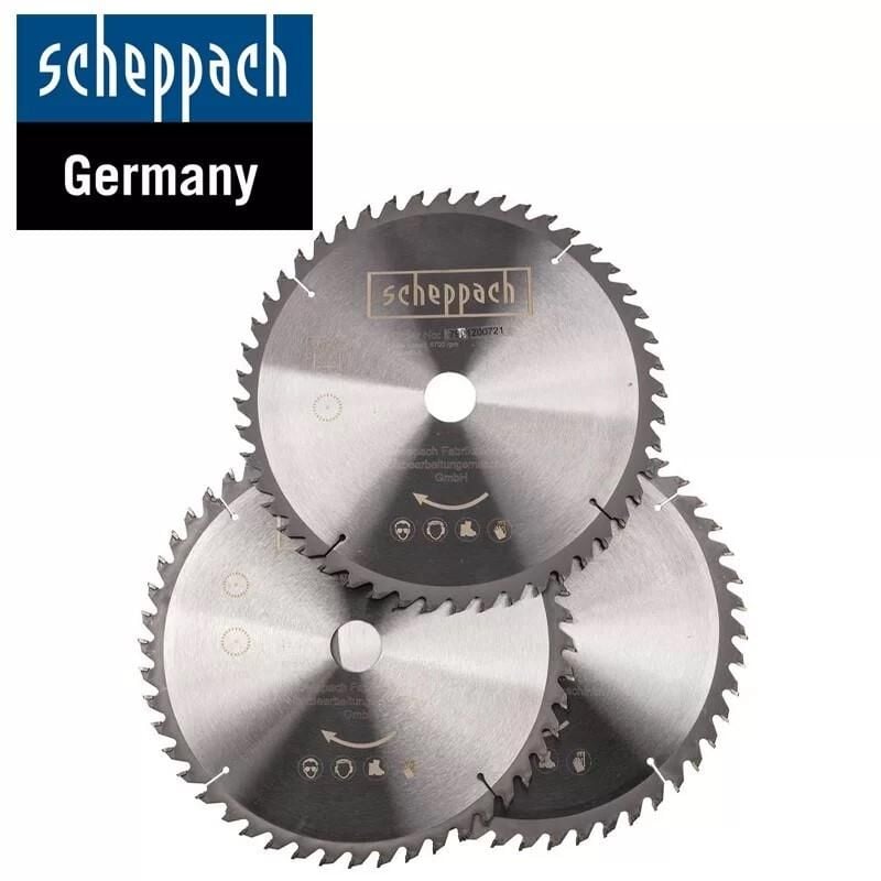Scheppach - kit 3 lames circulaires 255mm 48t multimat®riaux pour hm254