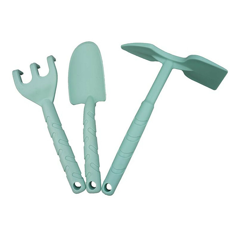 Mv Industrie - Kit 3 outils de jardinage, Couleur Vert pastel - Vert pastel