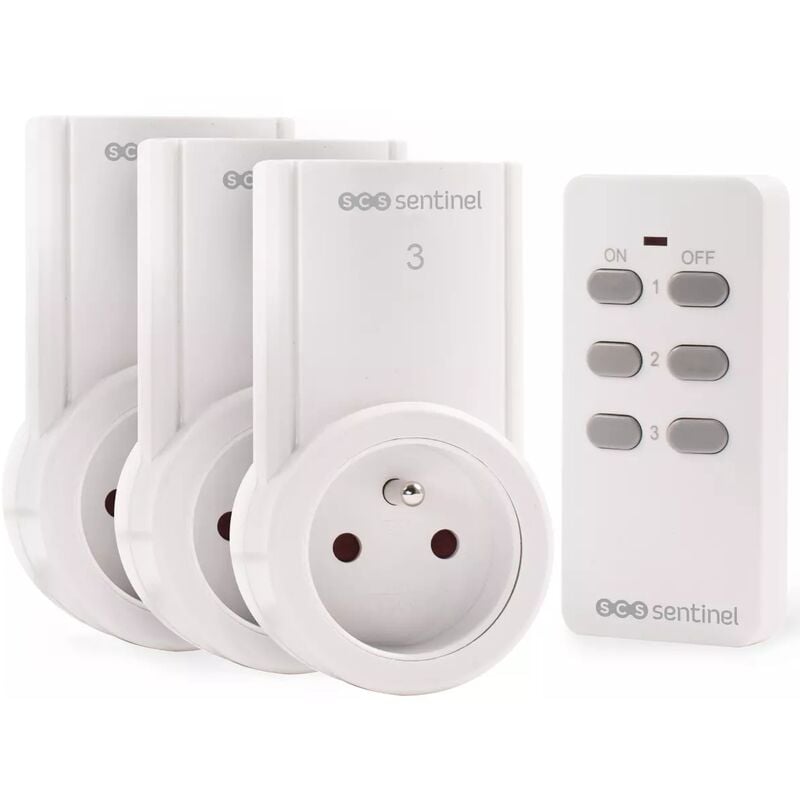 Kit 3 prises télécommandées ControlPower 2300W - Scs Sentinel