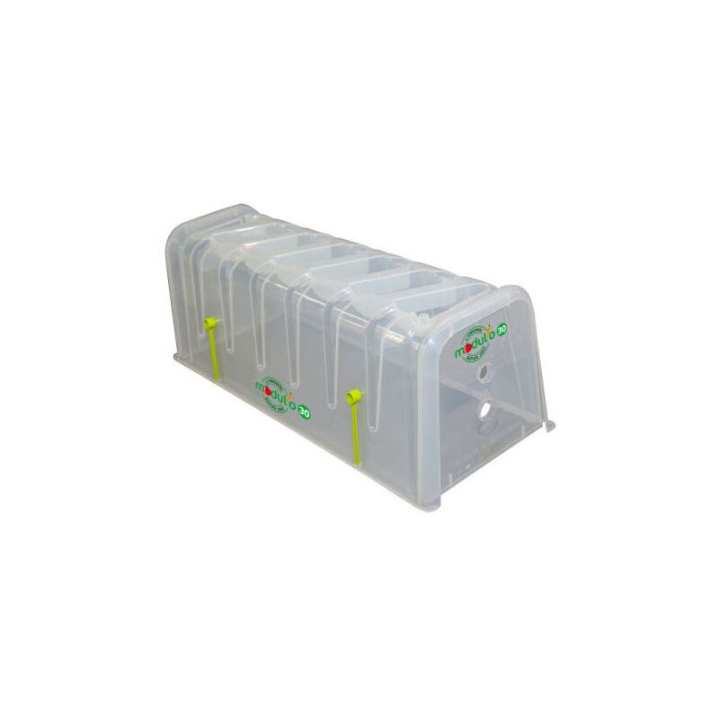 Kit 3 serres tunnel de forçage rigide modul'o 30 + 2 embouts + 6 piquets