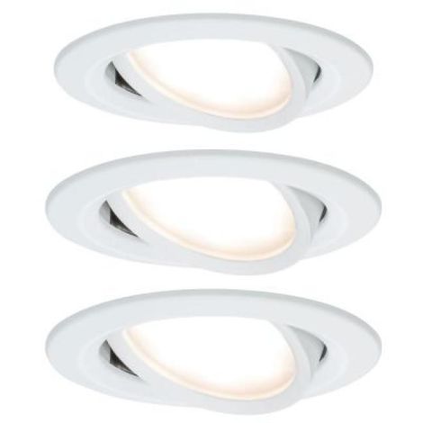 Kit 3 spots à encastrer salle de bains module LED Bazao 3 x 2 W blanc  neutre