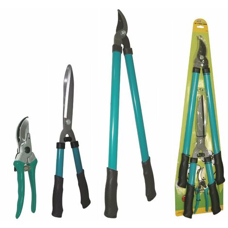 Kit 3 tijeras jardín