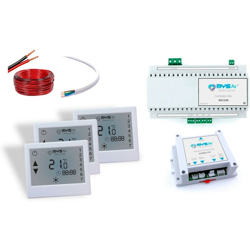 

Mys Air - Kit Control Clima 3 Zonas Conexión Bus