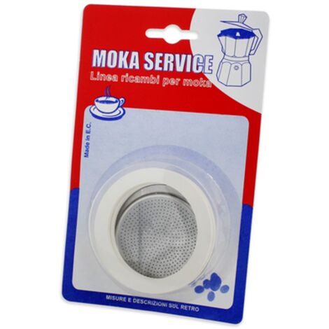 KIT 3PZ GUARNIZIONI GOMMA   FILTRO CAFFETTIERA MOKA BIALETTI 6 TAZZE