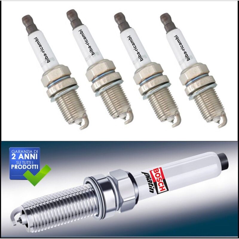 Kit 4 candele originali bosch double platinum 0 242 236 544