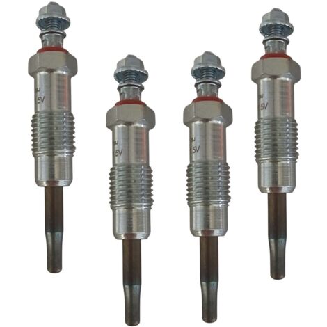 Kit 4 candelette diesel 11V per ford orion ii (aff) 18 d 44kw-60cv