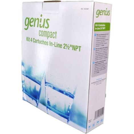 Kit 4 Cartouches Genius Pièces Détachées Osmose Compact ATH