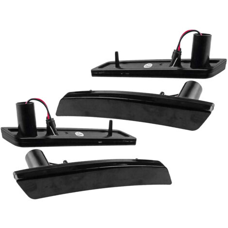 Kit 4 Frecce Laterale a Led Lente Fume Luce Arancione Anteriore e Rosso Posteriore Per Mini Cooper R56 R55 R57 R58 R59 R60 R61