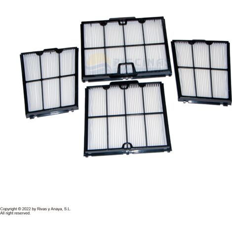 Kit 4 paneles filtración ultrafino Dolphin 9991467-ASSY