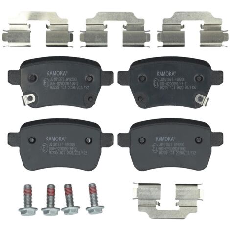 Kit 4 pastiglie freni posteriori compatibile per fiat tipo ii dal 2016-