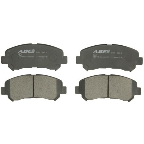 Kit 4 pastiglie freno anteriori compatibile per nissan x-trail ii (t31) dal 2007