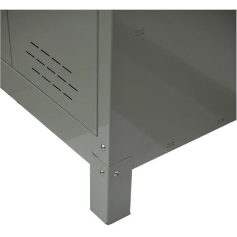 KIT 4 PIEDINI PER ARMADIO METALLICO 10 CM