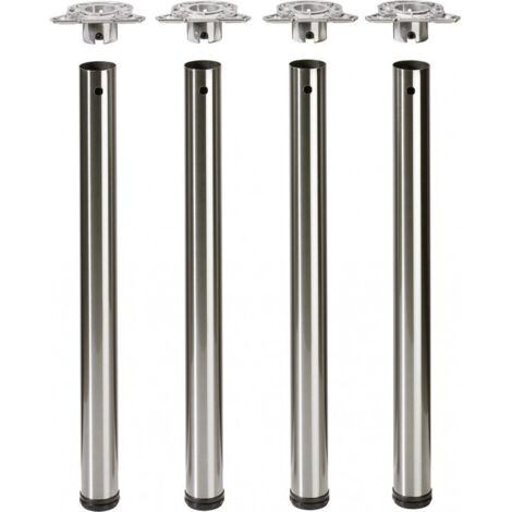 KIT 4 PIEDS TABL D60 AC INOX HETTICH 70135
