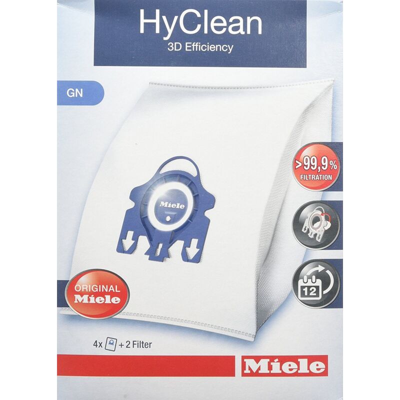MIELE Kit 4 sacs &agrave; poussi&egrave;re + 1 filtre super air clean + 1 filtre moteur pour Aspirateur  9917730